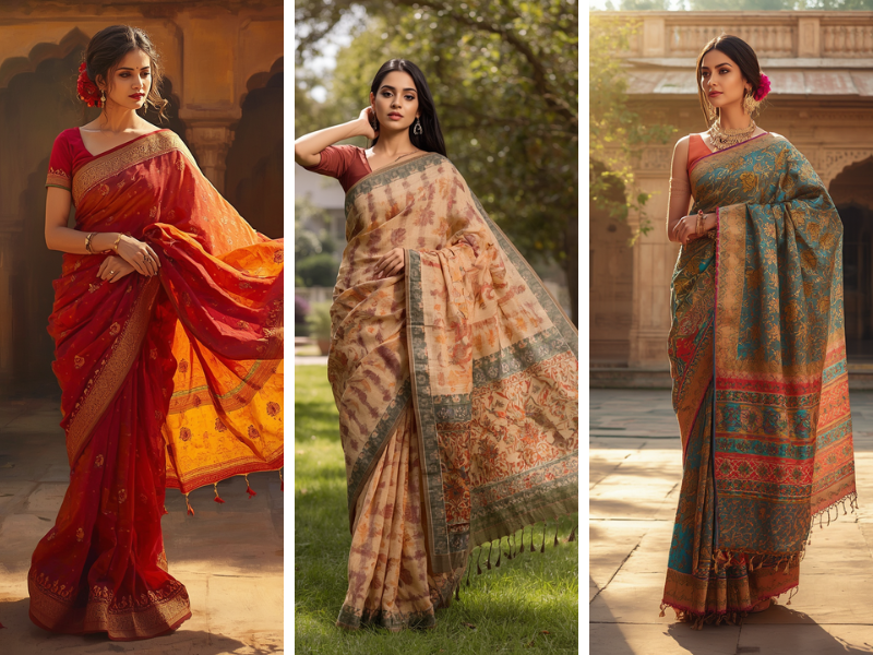KCPC Bandhani Saree