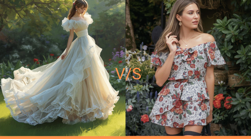 What is the difference between a dress and a one-piece dress?